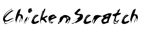 ChickenScratch Font Image