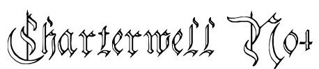 Charterwell No4 Font Image