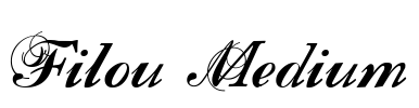 Filou Medium Font Image