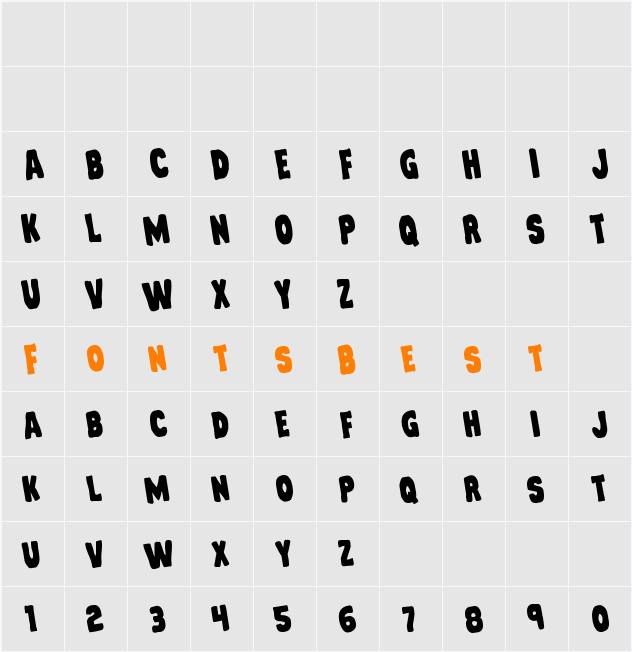Mystery Mobile Rotated Character Map