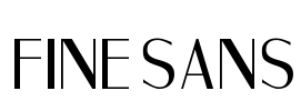 Fine Sans Font Image