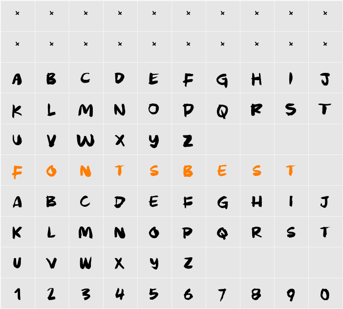Murky Buzz DEMO Character Map