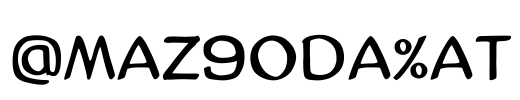 AmazGoDaMat Font Image
