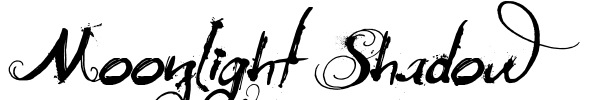 Moonlight Shadow Font Image
