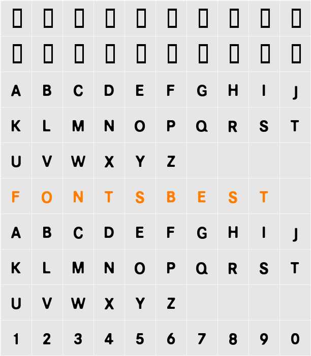 CHEESE PIZZA Character Map