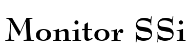 Monitor SSi Font Image