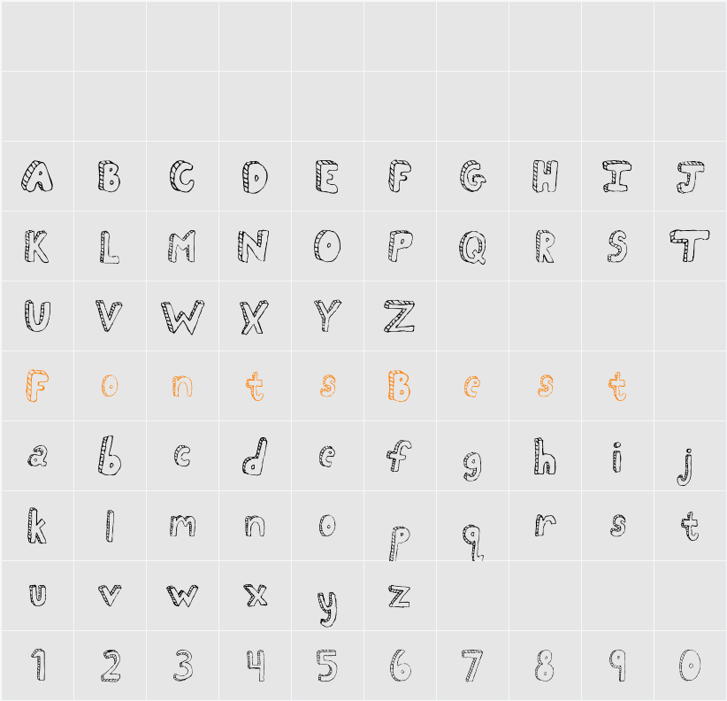 Fh_Scribble Character Map