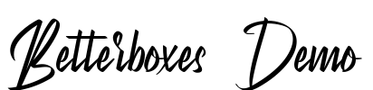 Betterboxes Demo Font Image