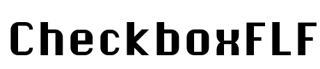 CheckboxFLF Font Image