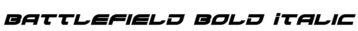 Battlefield Bold Italic