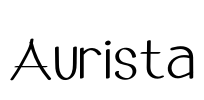 Aurista Font Image