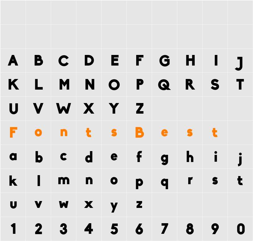 Biko Character Map