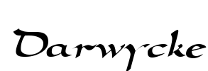 Darwycke Font Image