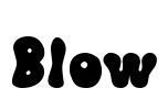 Blow Font Image