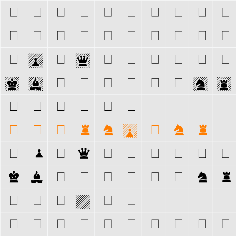 Cheq Character Map