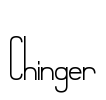 Chinger Font Image
