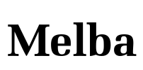 Melba Font Image