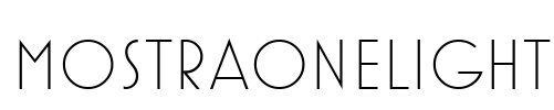 MostraOneLight Font Image