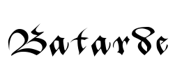 Batarde Font Image