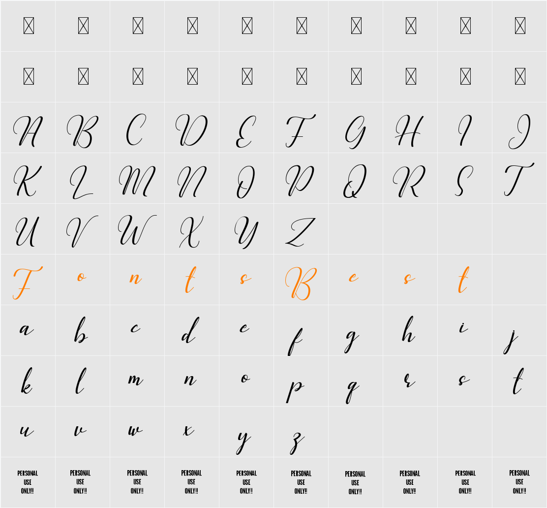 Beauty Baby Character Map