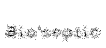Bio-septic Font Image