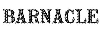 BARNACLE Font Image