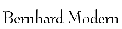 Bernhard Modern