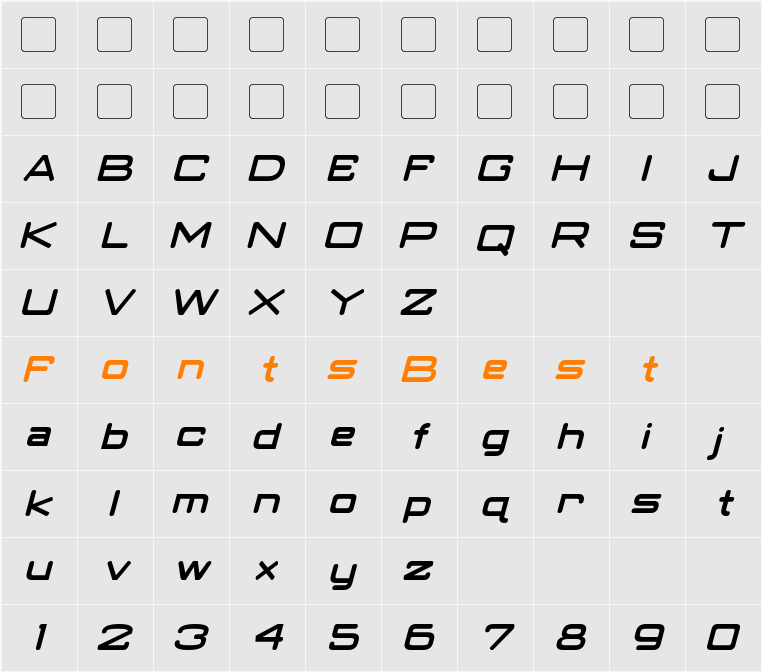Classic Robot Character Map