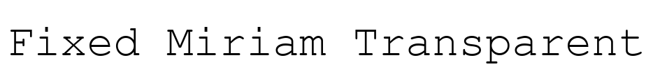 Fixed Miriam Transparent