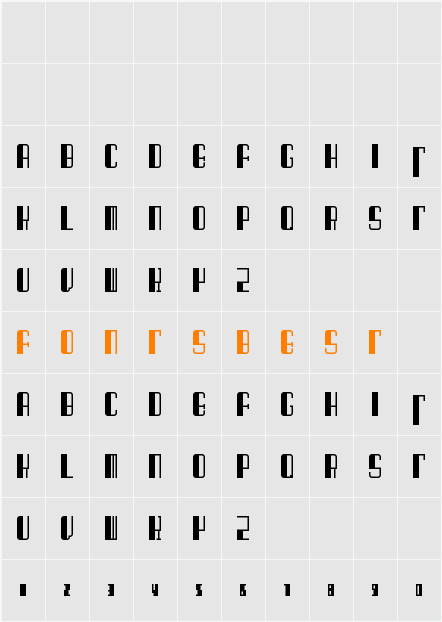 Barcode Deco! Character Map