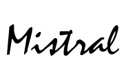 Mistral Font Image