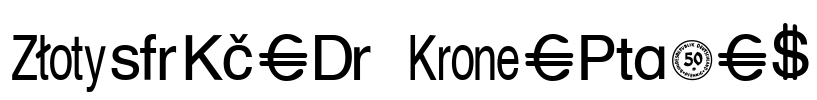 Money Becker Font Image