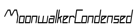 MoonwalkerCondensed Font Image