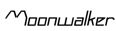 Moonwalker Font Image