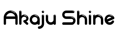Akaju Shine Font Image