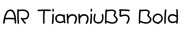 AR TianniuB5 Bold