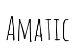 Amatic Font Image