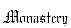 Monastery Font Image
