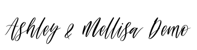 Ashley & Mellisa Demo Font Image