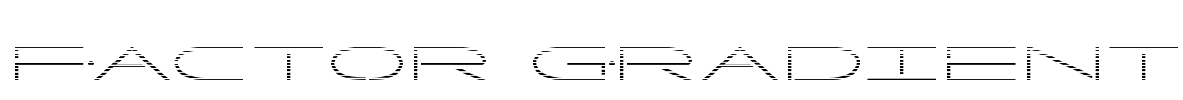 Factor Gradient Font Image