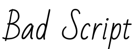 Bad Script