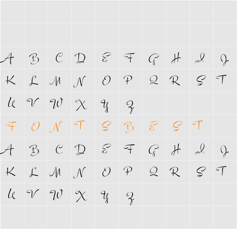 Individual Character Map