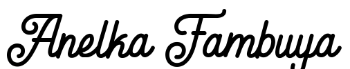 Anelka Fambuya Font Image