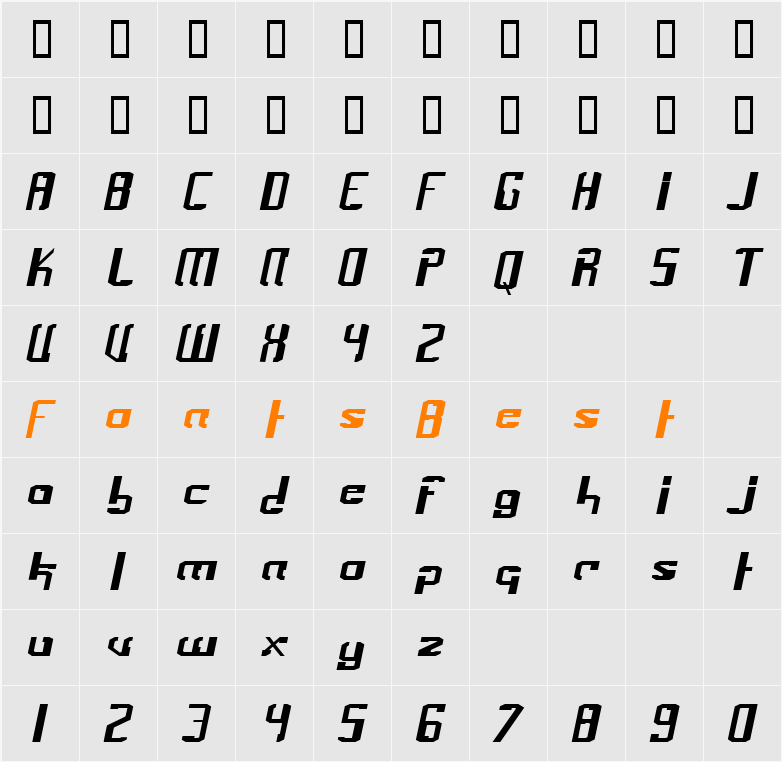 JI-Legacy Character Map
