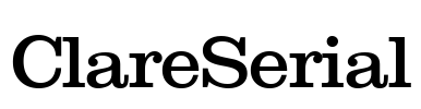ClareSerial Font Image