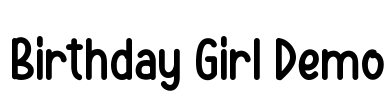 Birthday Girl Demo