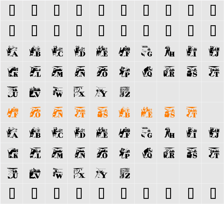 AlkoInitials Character Map