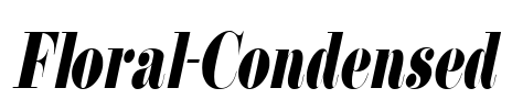 Floral-Condensed
