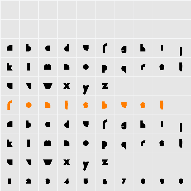 Chaos Math Character Map