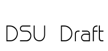 DSU_Draft Font Image